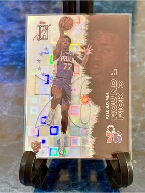 VJ Edgecombe Basketball card  Topps Class Signature Pandora Rookie Card 76ers